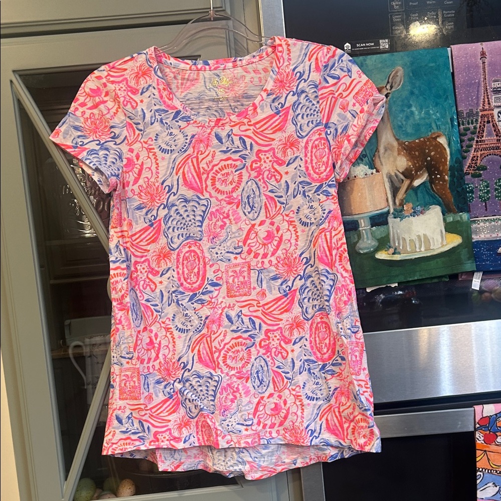 Lilly Pulitzer Palm Beach Top XS NWOT